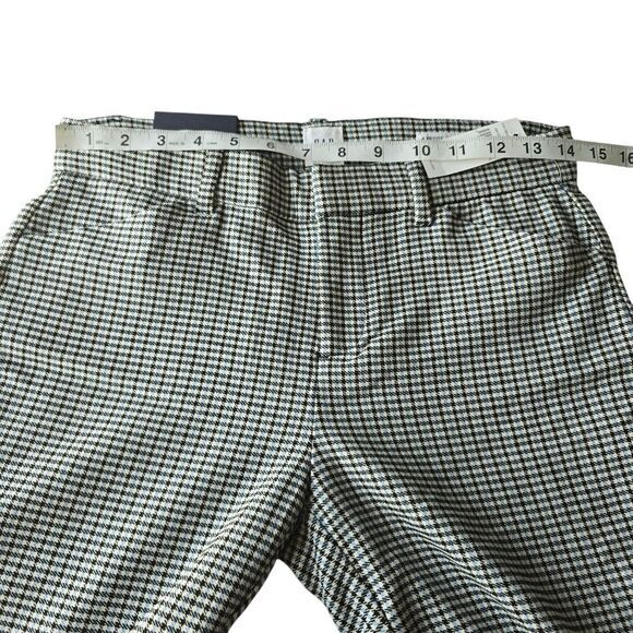 GAP NWT Signature Mini Houndstooth Blue Black Skinny Ankle Pants Women's 4 P - Picture 9 of 12